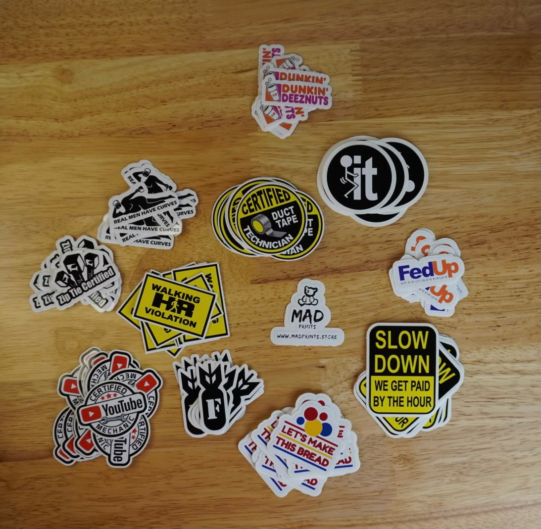 Hard Hat Sticker Packs
