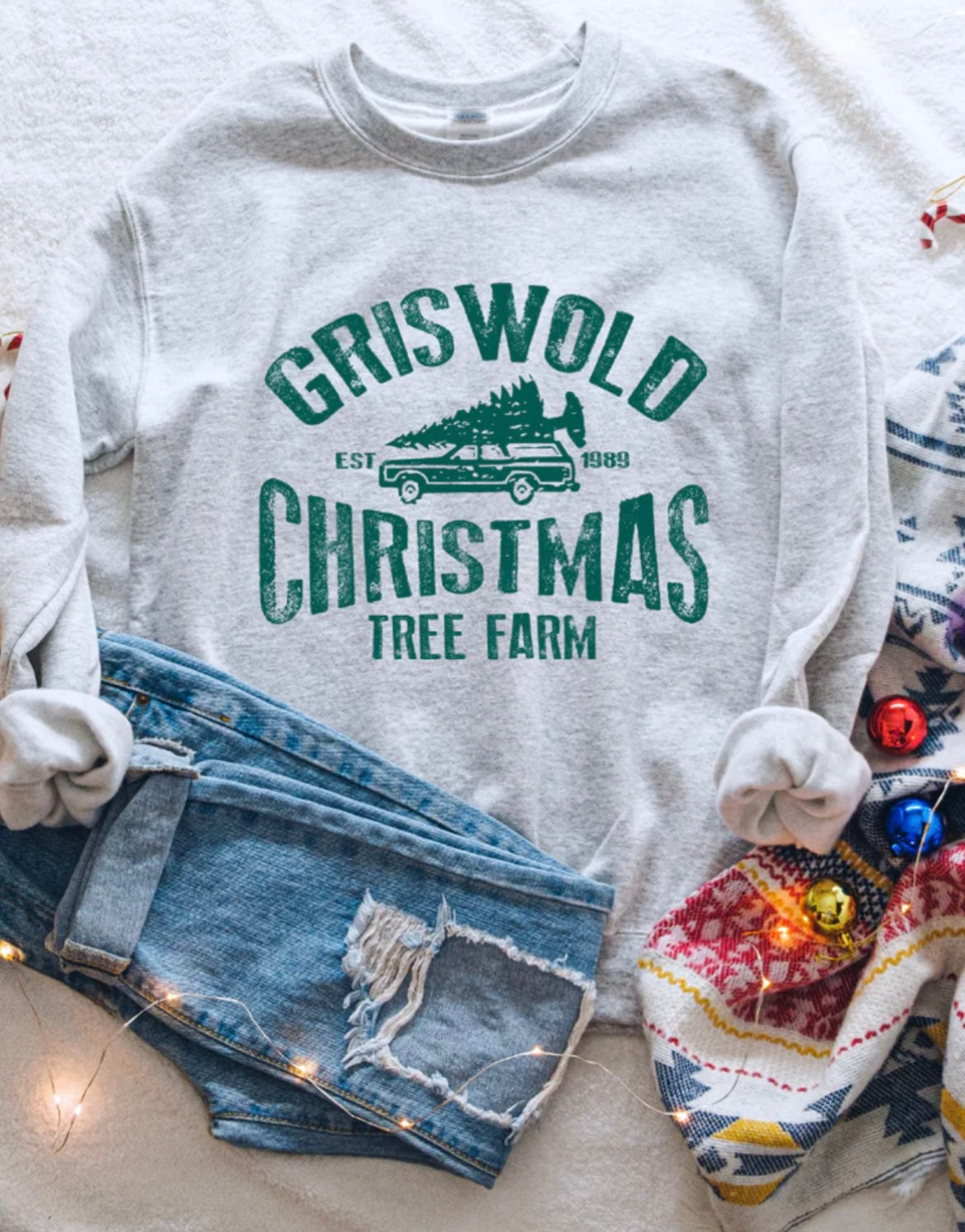 Griswold Christmas Tree Farm Crewneck