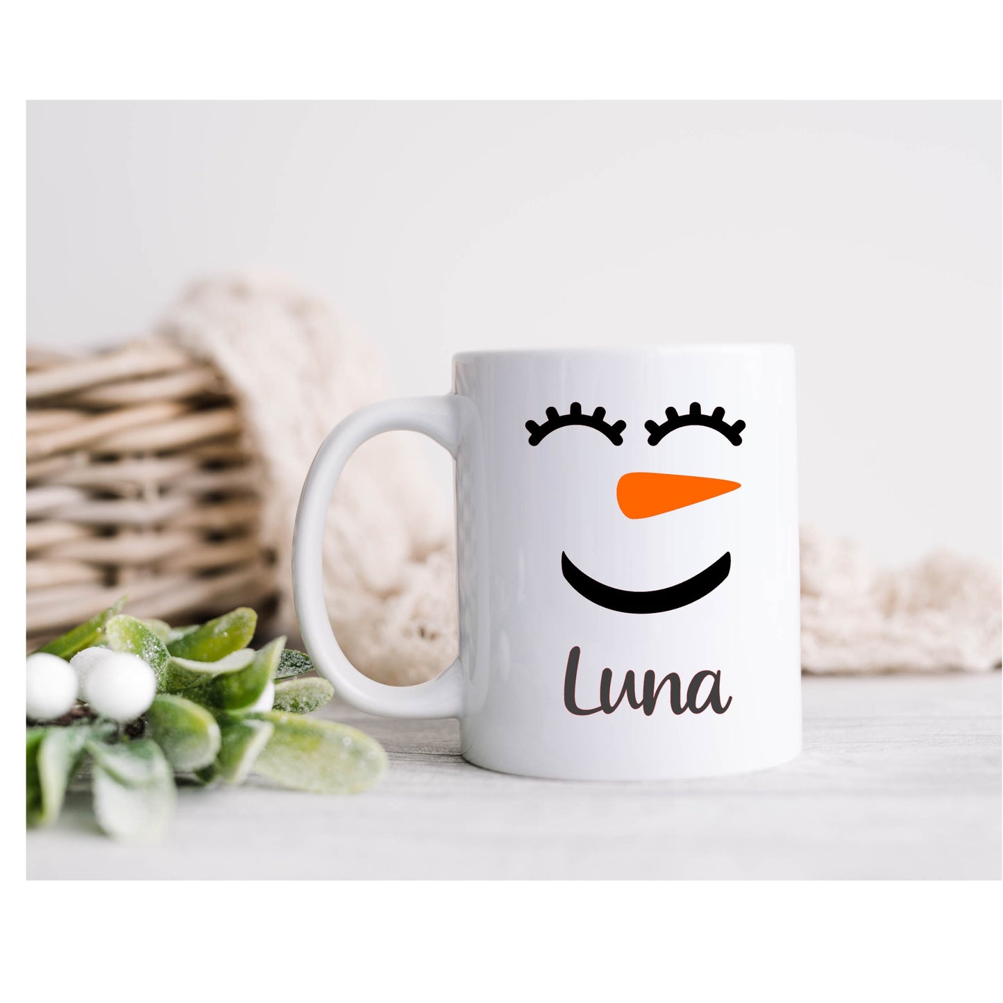 Snow Girl Mug Cup