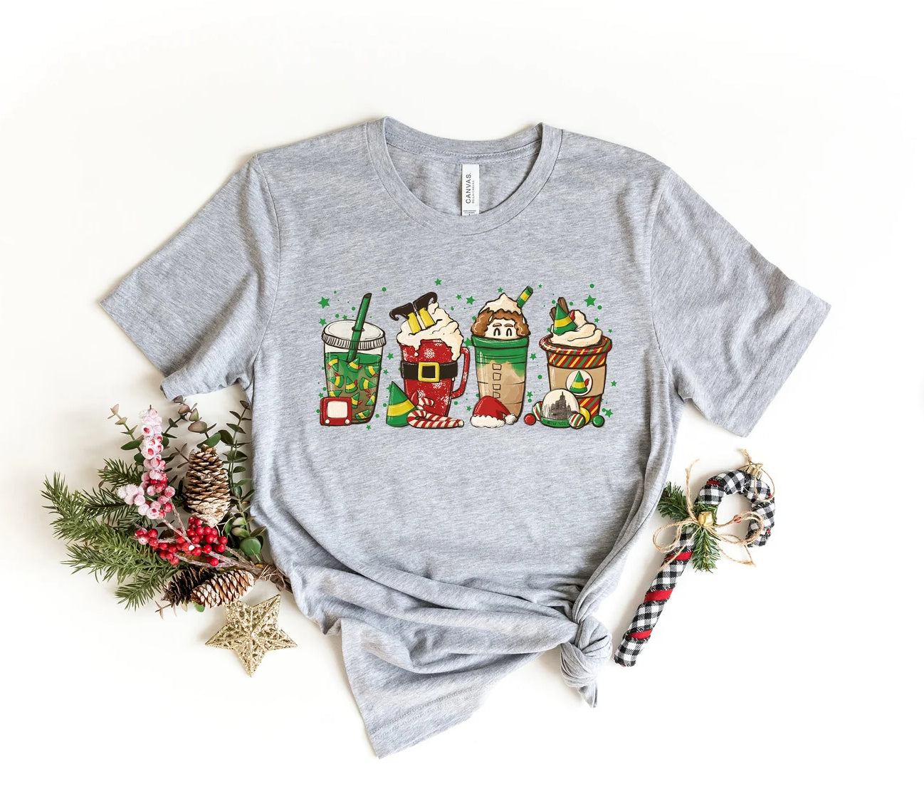 E L F Christmas Latte Shirt