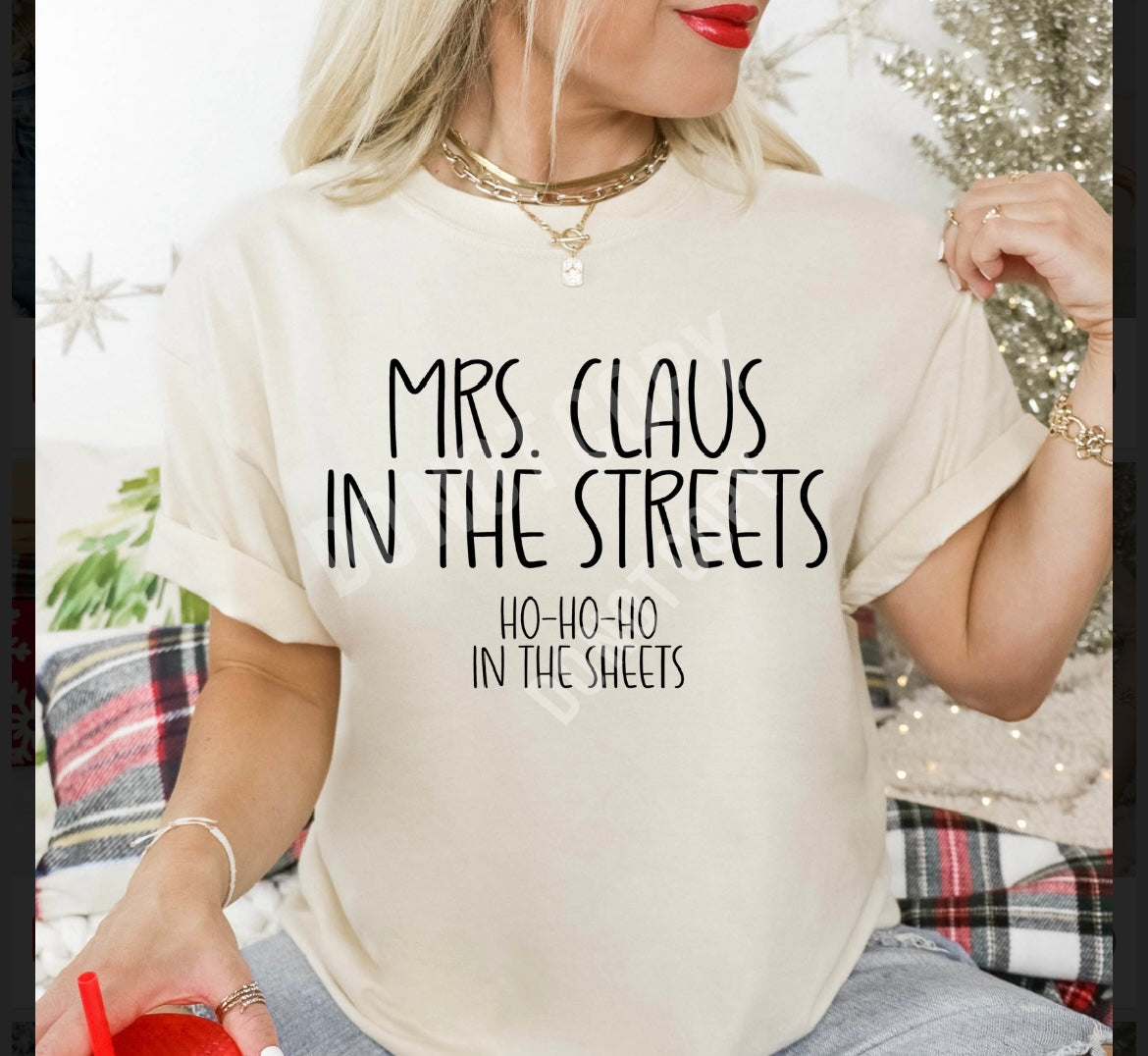 Mrs. Claus in the Streets