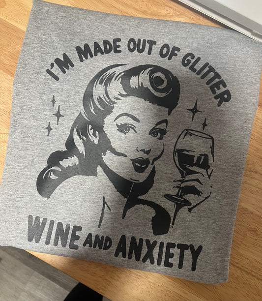Wine Glitter and Anxiety